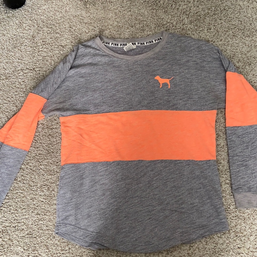 Pink long sleeve thick material